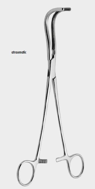 Атравматичний затискач ГІЙОНА (GUYON) для ниркової ніжки, 24 см (cm)